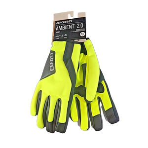 Giro Ambient 2.0 Men's Winter Cycling Gloves, Highlight Yellow/Black, Adult XL